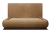 Image of Sienna Queen & King Contemporary Leather Platform Panel Bed
