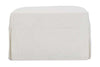 Image of Sierra "Designer Style" Slipcovered Ottoman Footstool
