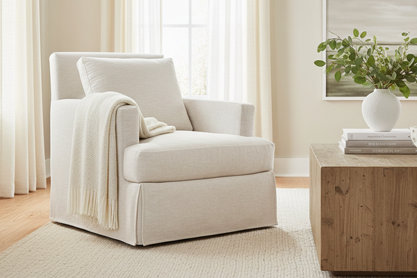 Sierra "Designer Style" Slipcovered Chair