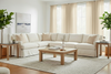 Image of Sierra Oversized Track Arm Comfort Slipcover Sectional Sofa