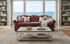 Image of Salerno 105 Inch Vintage Tufted Back Sofa