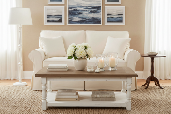 Christine Slipcovered Loveseat