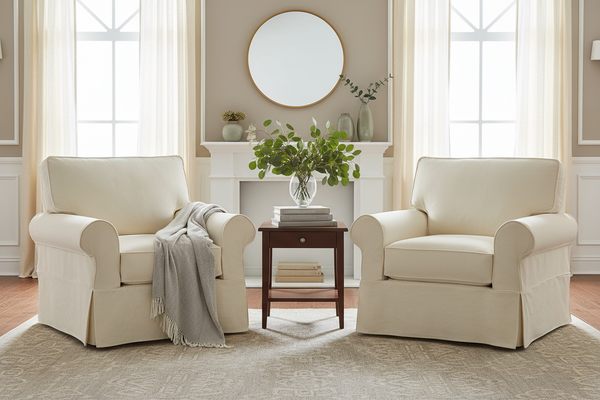 Christine Rolled Arm Slipcovered Collection