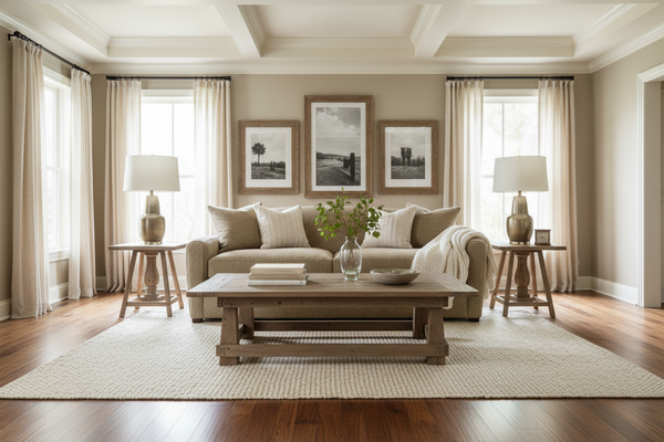 Sloane 83 Inch Two Cushion Fabric Art Deco Sofa