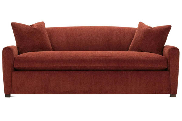 Sloane 83 Inch Single Bench Seat Fabric Art Deco Sofa