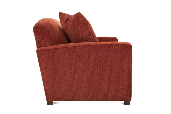 Sloane 83 Inch Single Bench Seat Fabric Art Deco Sofa