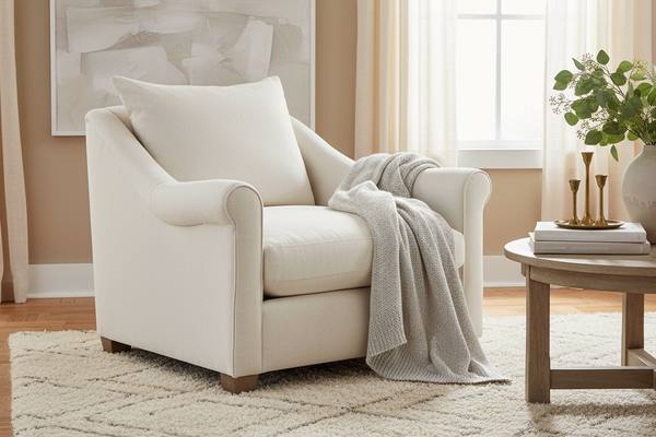 Tricia "Quick Ship" Over-Sized Fabric Chair