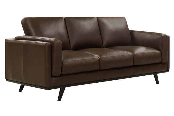 Jude Mid-Century Modern Leather Sofa Collection
