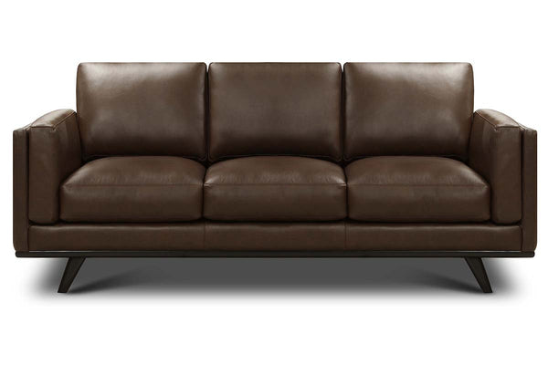 Jude Mid-Century Modern Leather Sofa Collection