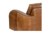 Image of Southampton 98 Inch Three Cushion Rounded Track Arm Leather Sofa