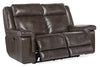 Image of Spencer Cocoa "Quick Ship" ZERO GRAVITY Wall Hugger Power Leather Reclining Loveseat