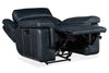 Image of Spencer Cobalt Leather "Quick Ship" Wall Hugger 3-Way Power Recliner