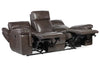Image of Spencer Cocoa "Quick Ship" ZERO GRAVITY Wall Hugger Reclining Leather Living Room Furniture Collection