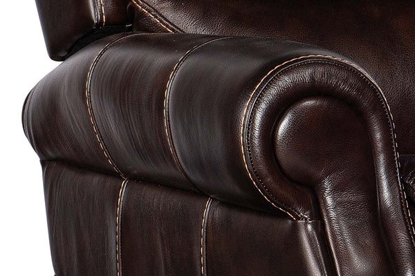 Stanley Walnut "Quick Ship" Power LIFT Recliner Chair (As Shown)