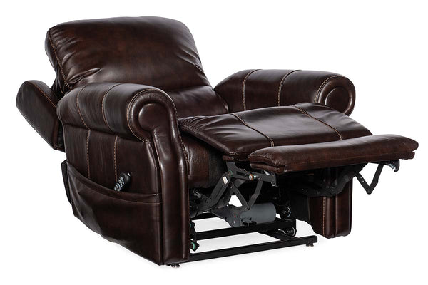 Stanley Walnut "Quick Ship" Power LIFT Recliner Chair (As Shown)