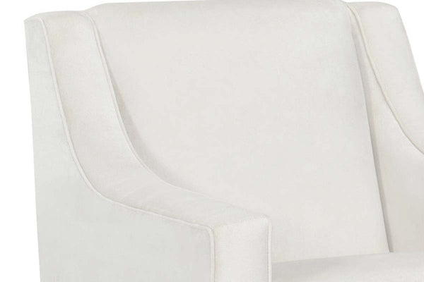 Sterling Modern 8-Way Hand Tied Contemporary Fabric Chair With Sloping Arms