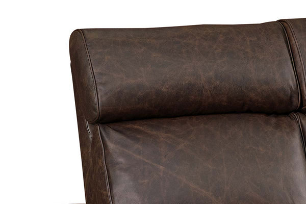 Stockton Roughsawn Mission Style Reclining Leather Seating Collection