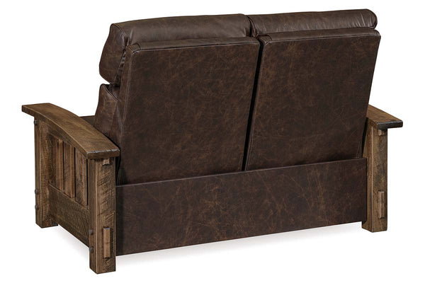 Stockton Roughsawn Mission Style Reclining Leather Seating Collection