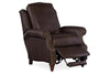 Image of Thatcher Leather Flared Arm Traditional Reclining Chair
