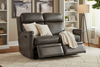 Image of Theron Castle "Quick Ship" ZERO GRAVITY Wall Hugger Reclining Leather Living Room Furniture Collection