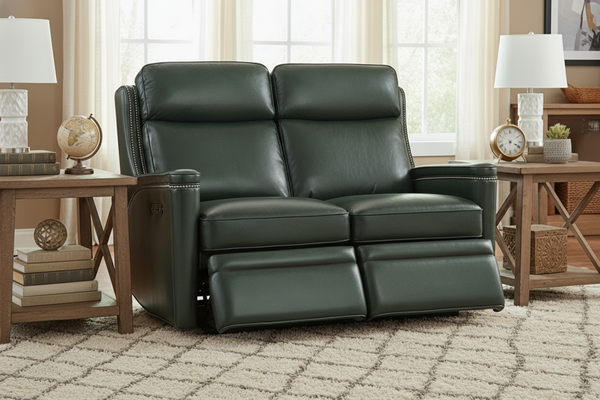 Theron Portal "Quick Ship" ZERO GRAVITY Wall Hugger Reclining Leather Living Room Furniture Collection