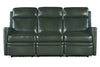 Image of Theron Portal 79" Inch "Quick Ship" ZERO GRAVITY Wall Hugger Power Leather Reclining Sofa