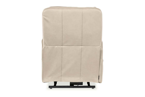 Trevor Ivory "Quick Ship" Power LIFT Recliner Chair (As Shown)