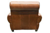 Image of Tribeca Leather Vintage Style Recliner Chair - Luxurious Comfort With Vintage Charm