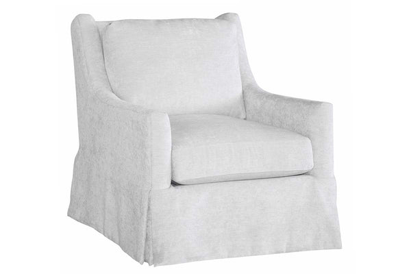 Trinity **SWIVEL** "Quick Ship" Sloping Track Arm Fabric Armchair