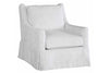 Image of Trinity **SWIVEL** "Quick Ship" Sloping Track Arm Fabric Armchair