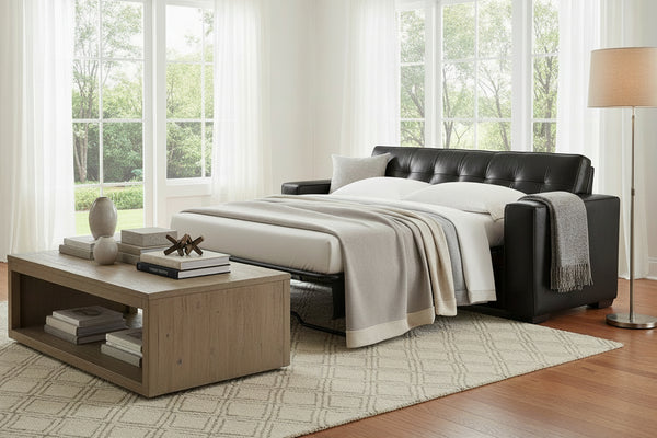 Uptown 87 Inch Track Arm Queen Pull Out Sleeper Sofa