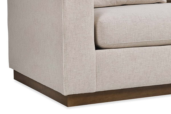 Wakefield 97 Inch "Quick Ship" Fabric Upholstered 2 Cushion Sofa