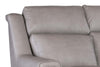 Image of Wentworth Cement 88 Inch "Quick Ship" Wall Hugger Power Leather Reclining Sofa