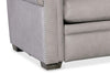 Image of Wentworth Cement 88 Inch "Quick Ship" Wall Hugger Power Leather Reclining Sofa