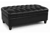 Image of Westminster 65 Inch Leather Bench Ottoman