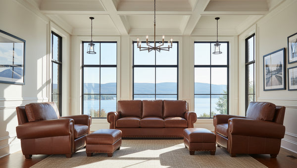 Weston Sofa Group 8-Way Hand Tied Pillow Back Design