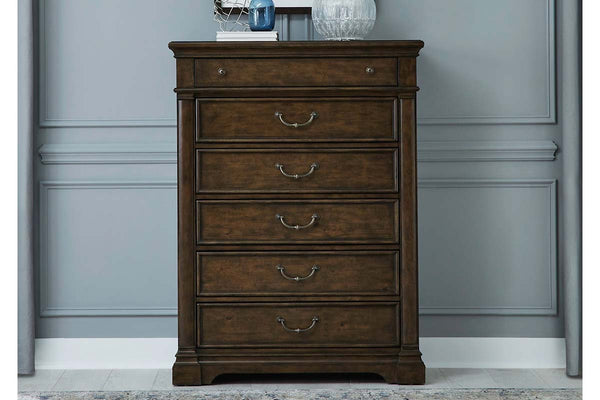 Wexford Queen Or King Satin Cherry Tufted Sleigh Bed "Create Your Own Bedroom" Collection