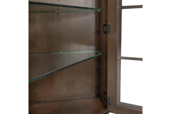 Wexford Satin Cherry Storage Dining Corner Cabinet