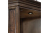 Image of Wexford Satin Cherry Storage Dining Corner Cabinet