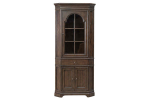 Wexford Satin Cherry Storage Dining Corner Cabinet