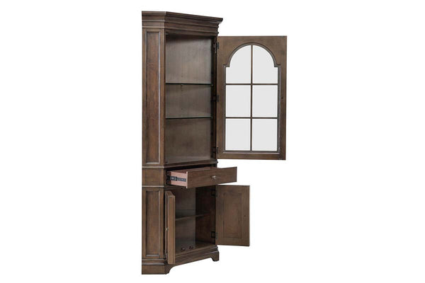 Wexford Satin Cherry Storage Dining Corner Cabinet