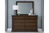 Image of Wexford Queen Or King Satin Cherry Tufted Sleigh Bed "Create Your Own Bedroom" Collection