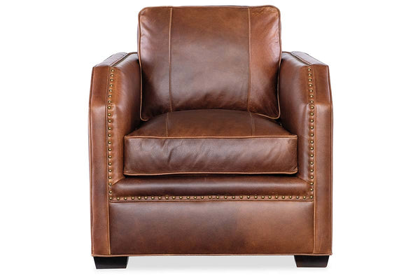 Whitaker Transitional Apartment Size Leather 8-Way Hand Tied Furniture Collection
