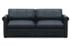 Image of Wilmer 80 Inch Leather Transitional Queen Sleeper Sofa w/ Nailhead Trim