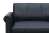 Image of Wilmer 80 Inch Leather Transitional Queen Sleeper Sofa w/ Nailhead Trim