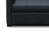 Image of Wilmer 80 Inch Leather Transitional Queen Sleeper Sofa w/ Nailhead Trim