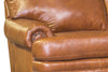 Image of Winfield T-Cushion Rolled Arm Leather Sectional Sofa