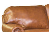 Image of Winfield T-Cushion Rolled Arm Leather Sectional Sofa
