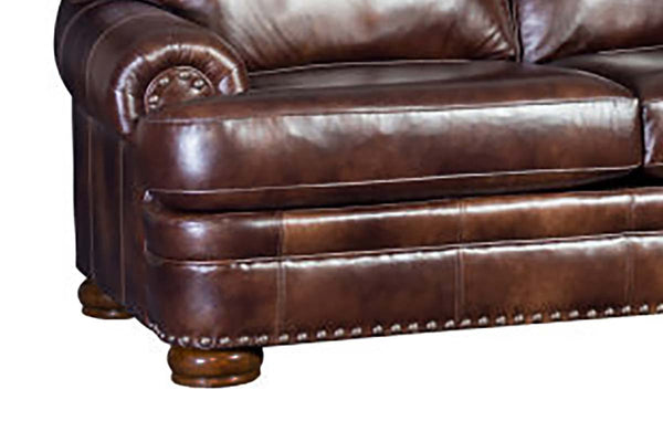 Winfield Oversized Pillow Back Sofa Group With Nail Trim