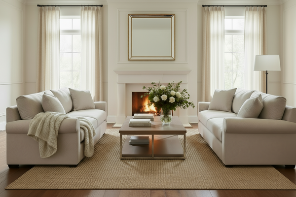 Winona II 94 Inch Fabric Roll Arm Sofa